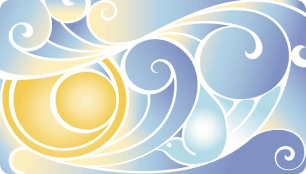 The Earth and Sky Color Clipart