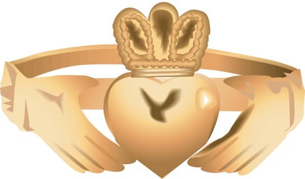 Irish Claddagh Engagemet Ring