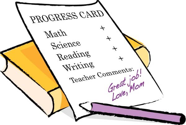 Homeschool Report Card