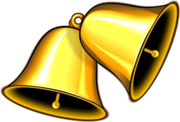 Pair of Ringing Gold Bells