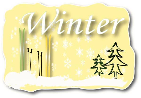 Snow Skis and Winter