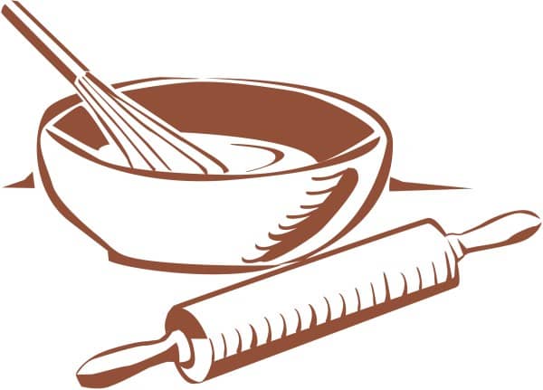Bakers Bowl and Rolling Pin