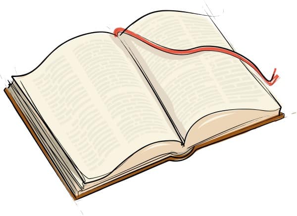 Bible with Red Ribbon