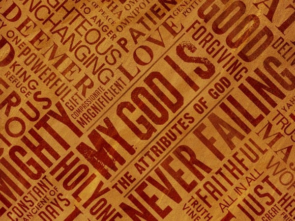 Attributes of God Christian Background
