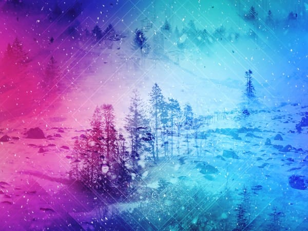 Winter Retreat Christmas Worship Background