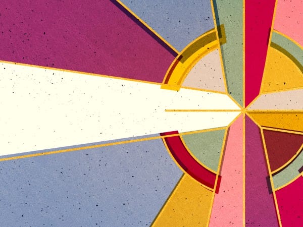 Stained Glass Easter Church Worship Background