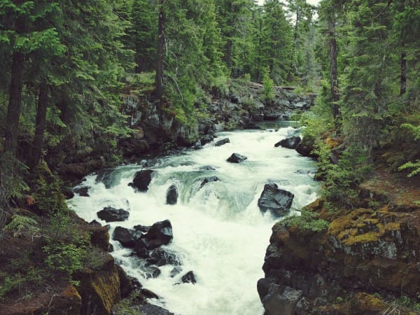 Rushing Water Christian Worship Background