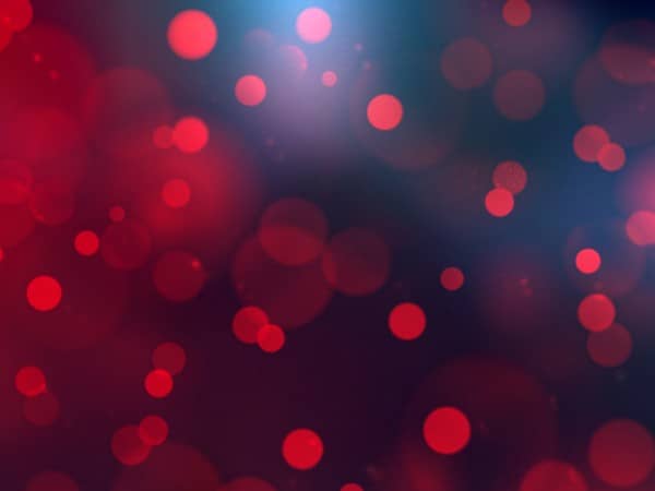 Floating Red Bokeh Worship Background