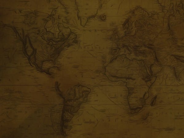 Antique Map Worship Background