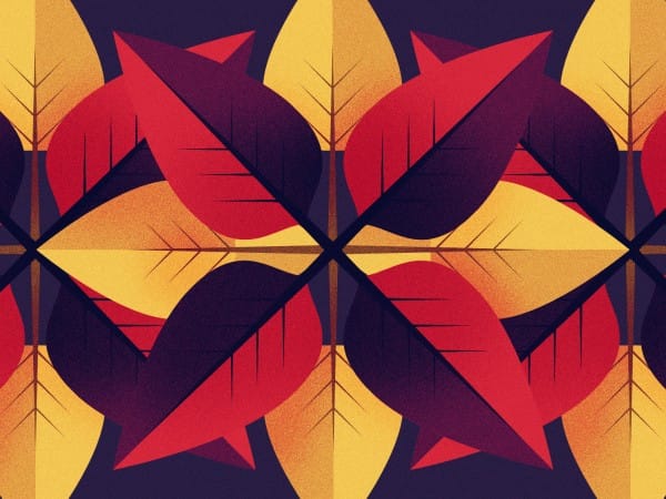 Give Thanks Autumn Leaf Design Worship Background
