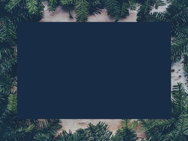 Merry Christmas Wreath Worship Background