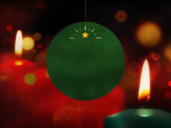 Christmas Eve Candlelight Service Worship Background