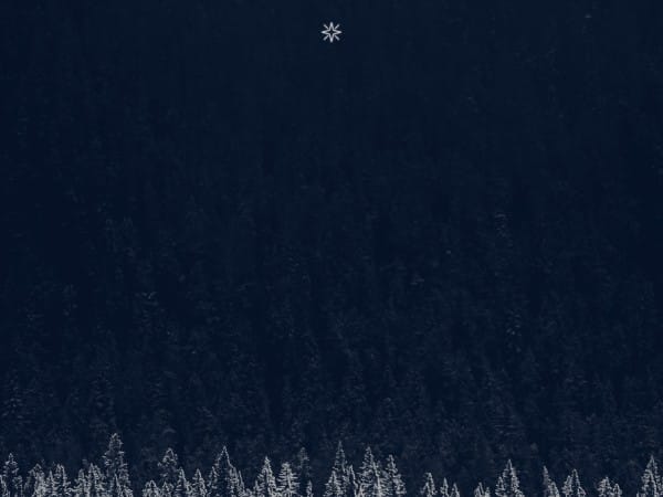 Winter Christmas Worship Background