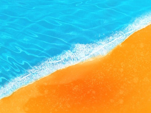 Church Summer Camp Beach Worship Background