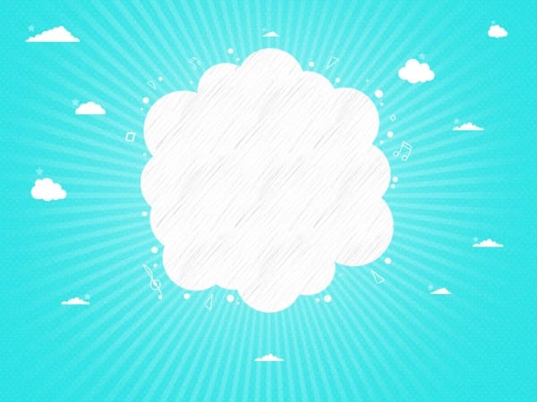 Kid's Church Service Cloud Worship Background