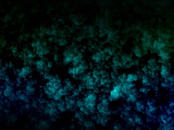 Rising Aqua Abstract Clouds Worship Background