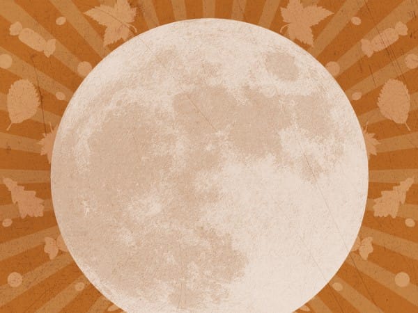 Fall Festival Harvest Moon Worship Background
