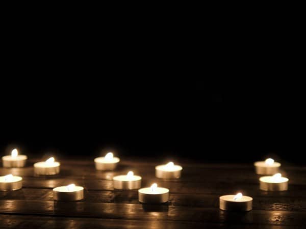 Christmas Candle Service Worship Background