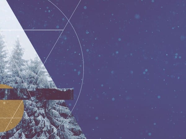 Merry Christmas Winter Abstract Worship Background
