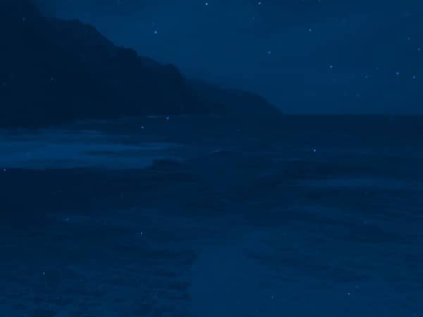 Colorful Nature Ocean Beach Worship Background