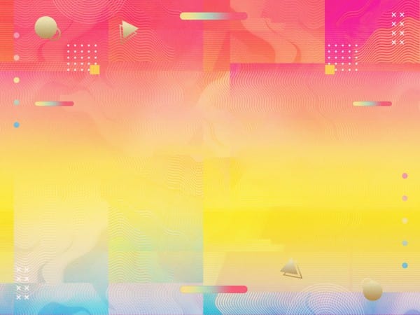 Palm Sunday Colorful Church Worship Background