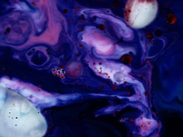 Abstract Galaxy Drops Worship Background