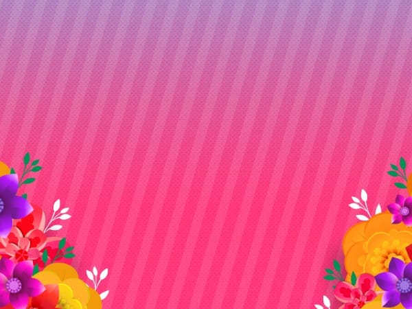 Happy Mother's Day Flowers Worship Background
