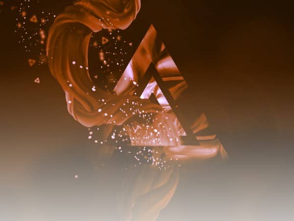 Ascension Day Amber Worship Background