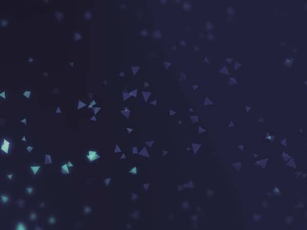 Worship Triangles Deep Blue Teal Specks Background