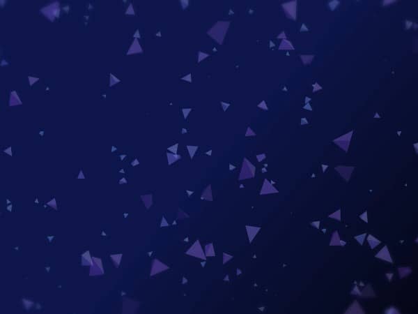 Worship Triangles Indigo Blue Background