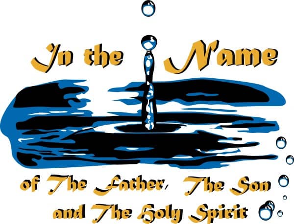 Baptism of Father Son and Holy Spirit