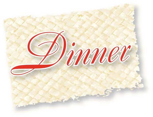 Fancy Dinner Label