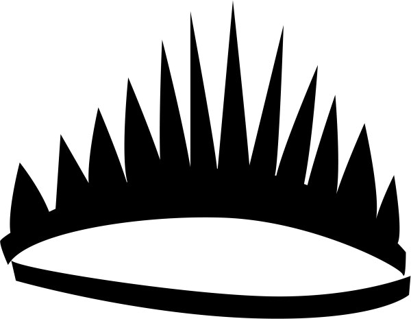 Black Stylized Tiara