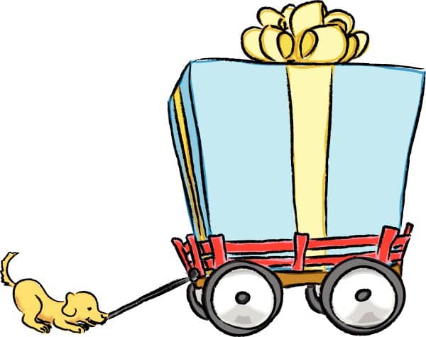 Big Present in a Wagon