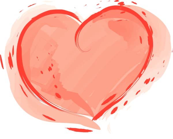 Artistic Red Heart