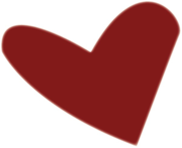 Deep Red Heart