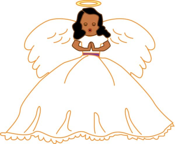 Angel Singing Clipart