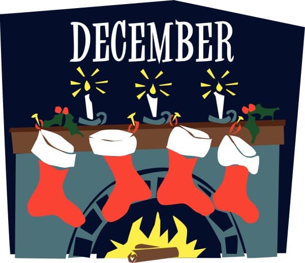 Mantle and Stockings in December