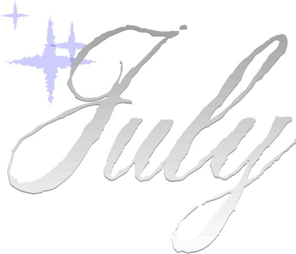 Silver Sparkling July