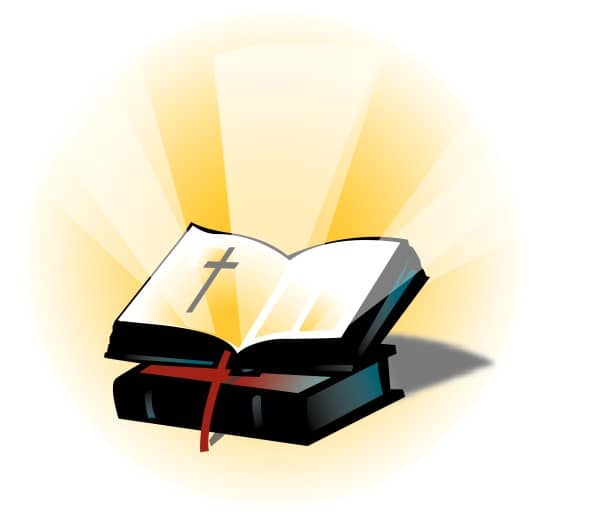 Open Bible on a Closed Bible