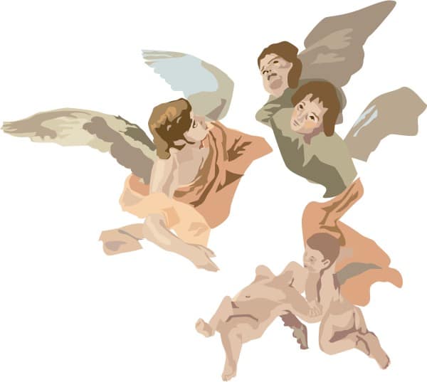 Cherubim Angels Clipart