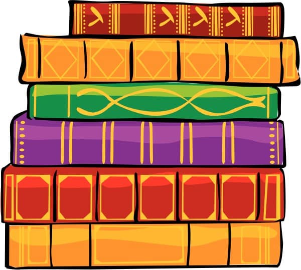 Decorative Bound Library Books