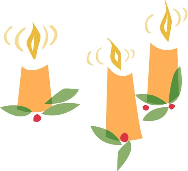 Christmas Candle Decorations