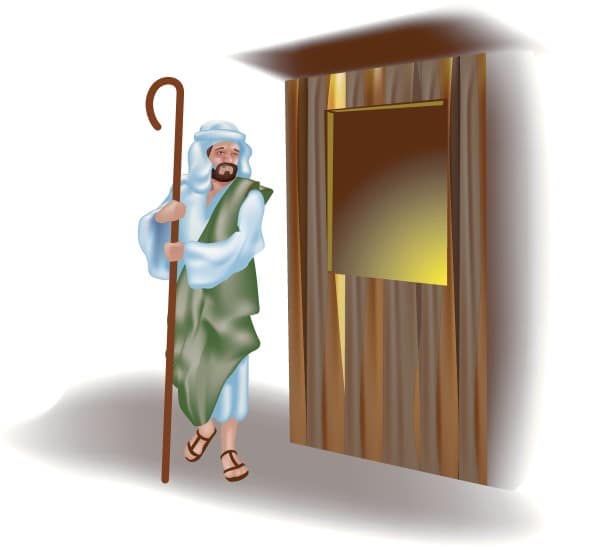 A Shepherd By The House