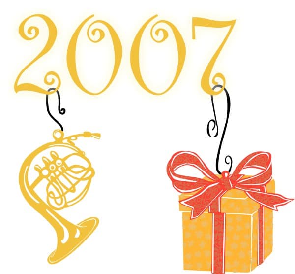 2007 With Christmas Ornaments