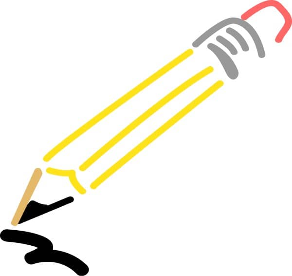 Wooden School Pencil