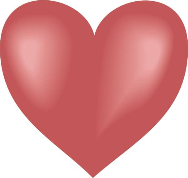 Classic Red Heart