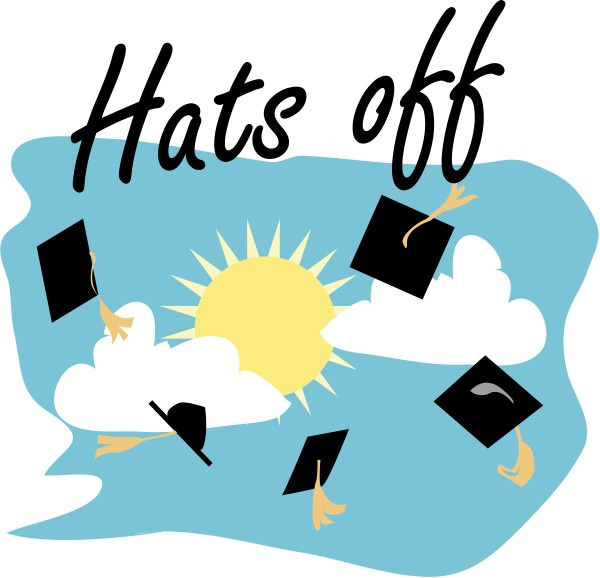 Graduation Caps Off