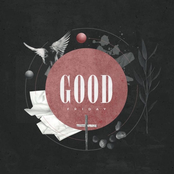 Good Friday Cross Church Social Media Graphic