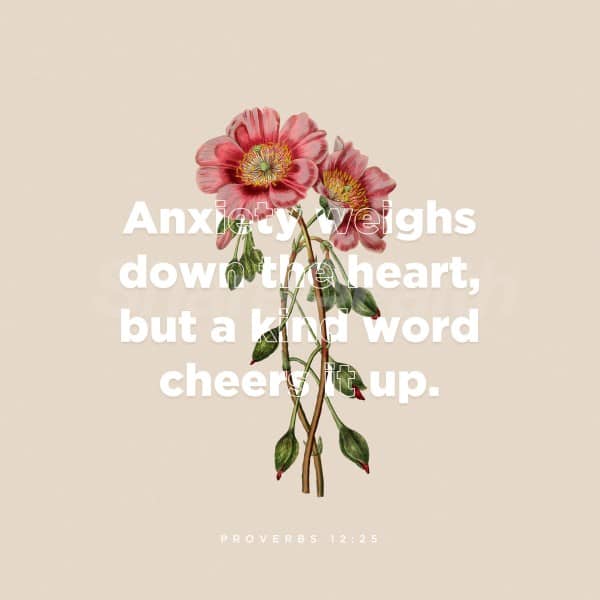 Anxiety Flowers Social Media Graphic